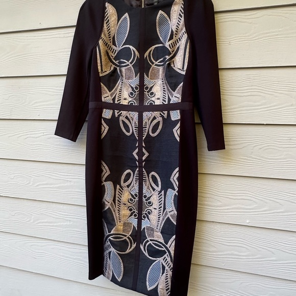 Ted Baker London
Tasiele 3/4-Sleeve Dress W/ Brocade Front - Picture 12 of 16